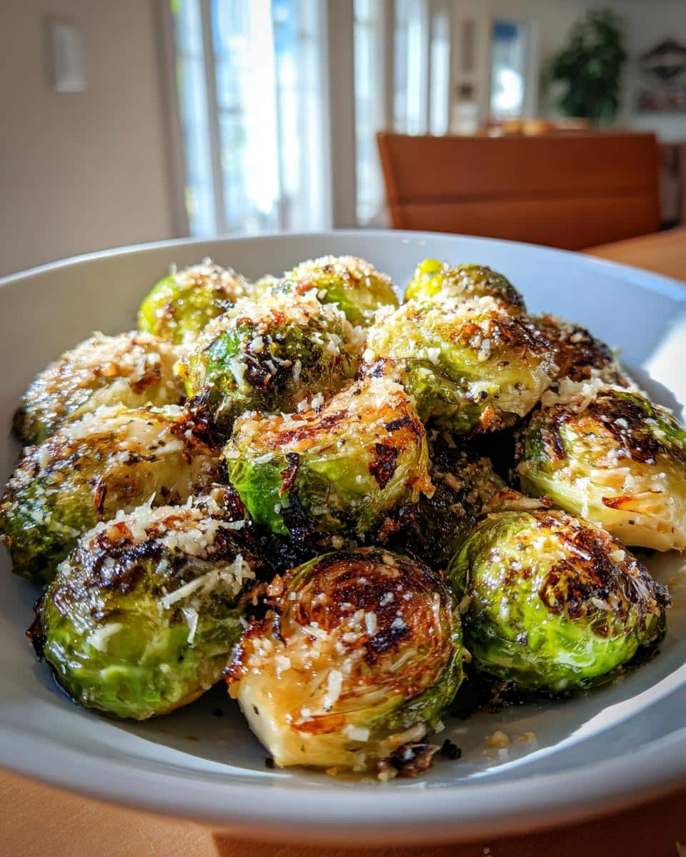 Garlic Parmesan Brussels Sprouts - detail 2