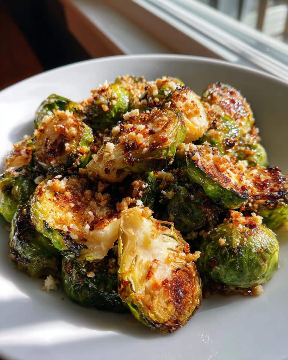 Garlic Parmesan Brussels Sprouts - detail 3