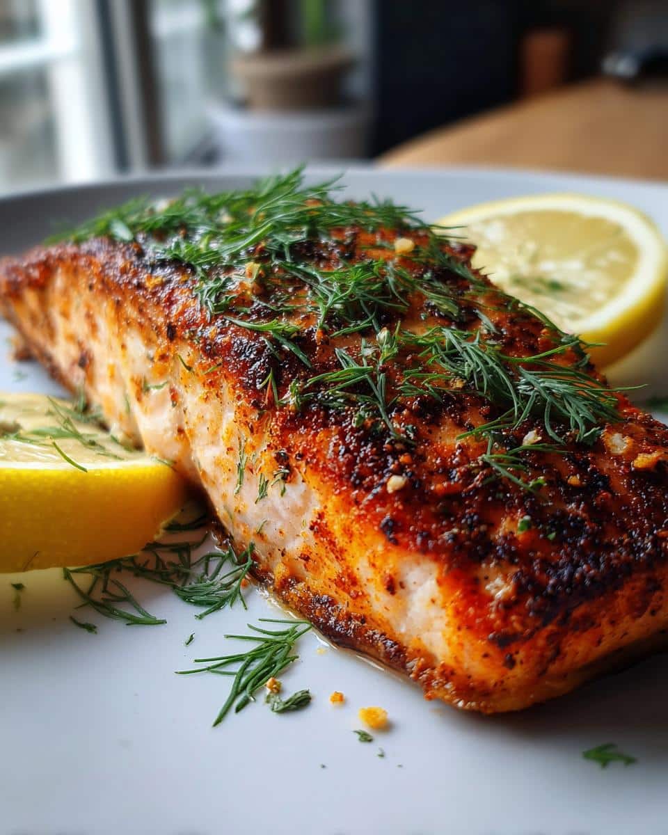 Grilled Salmon - detail 2