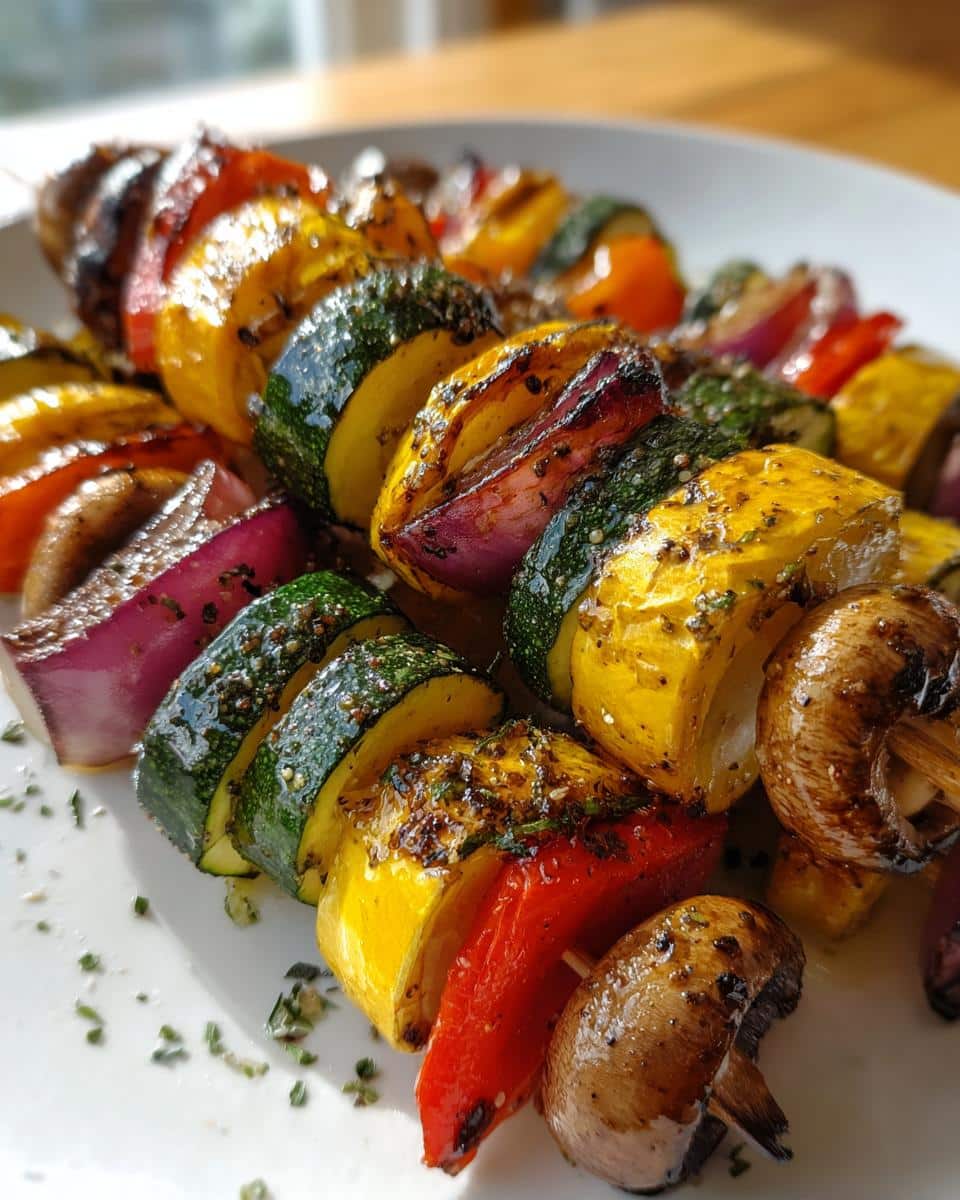 Grilled Veggie Skewers - detail 2