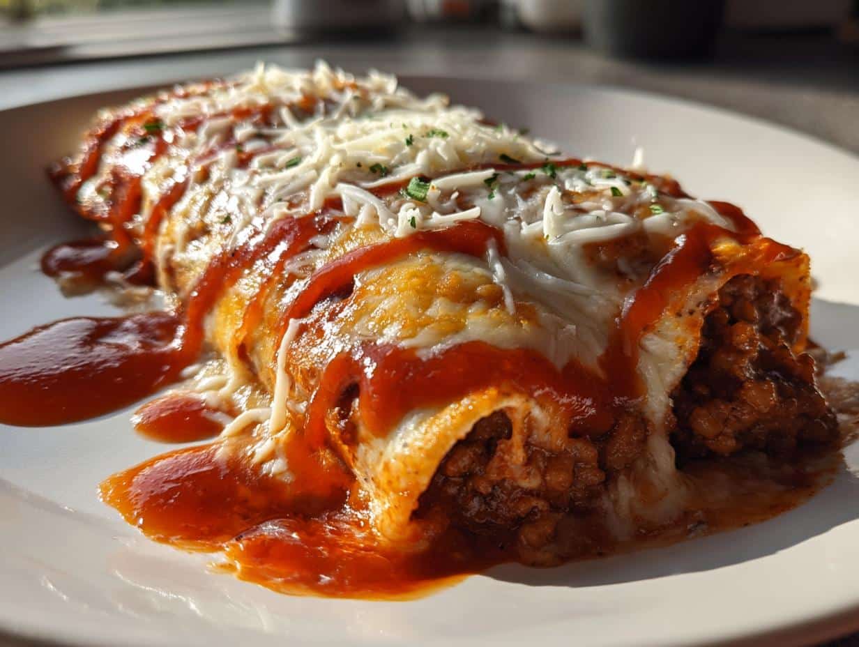 Ground Beef Enchiladas: Cheesy Family Favorite