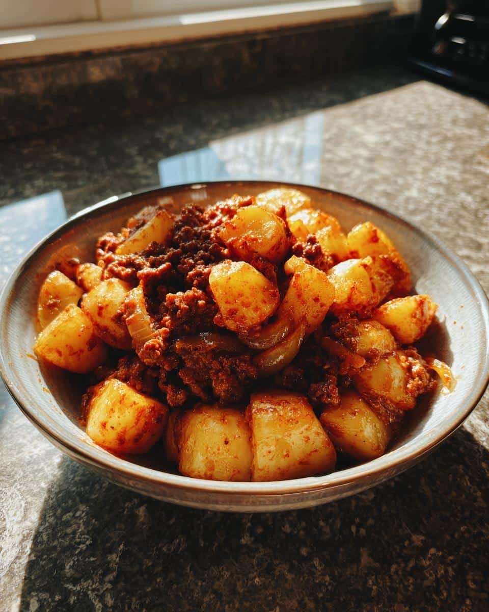 Ground Beef and Potatoes - detail 1