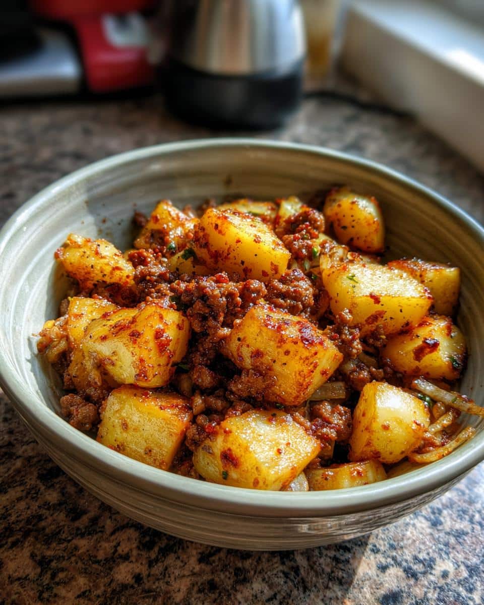 Ground Beef and Potatoes - detail 2