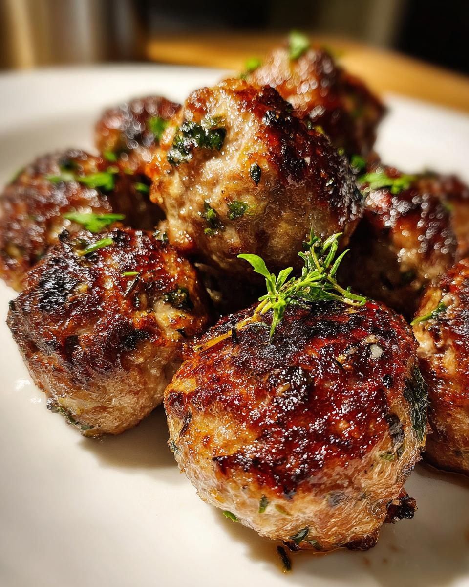 Italian Meatballs - detail 2