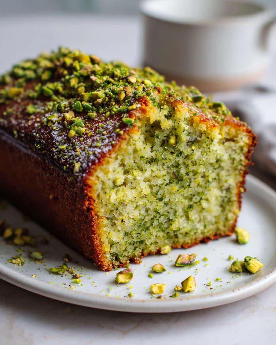 Pistachio Olive Oil Cake - detail 3