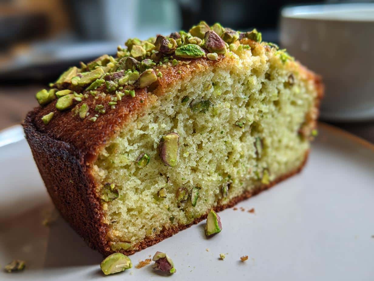Pistachio Olive Oil Cake