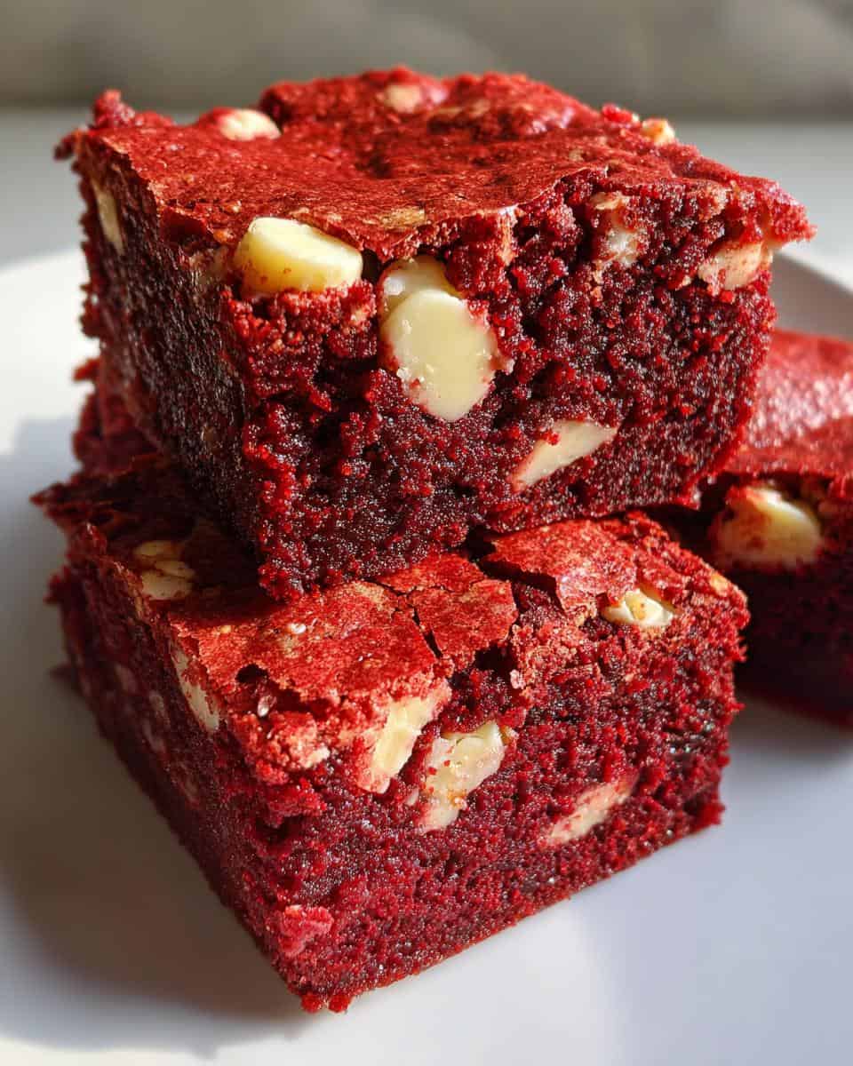 Red Velvet Brownies - detail 1