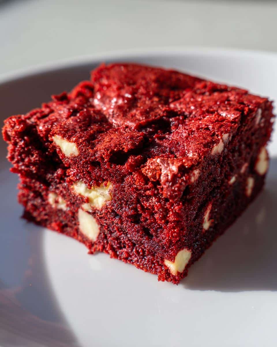 Red Velvet Brownies - detail 4