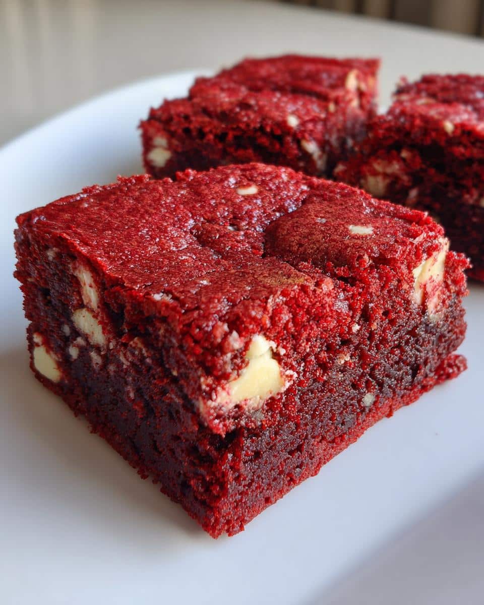 Red Velvet Brownies - detail 3