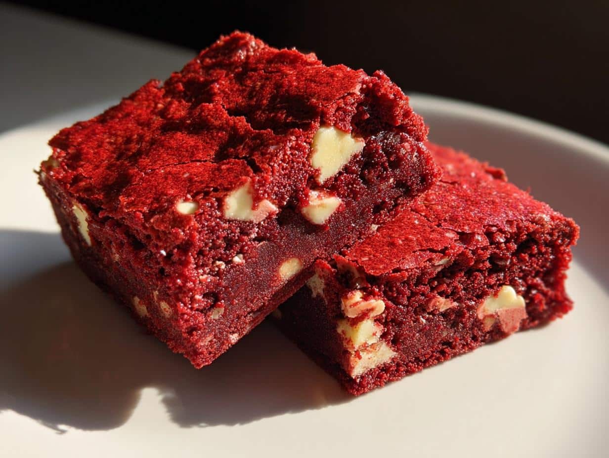 Irresistible Red Velvet Brownies: 1 Bowl Fudgy Bliss