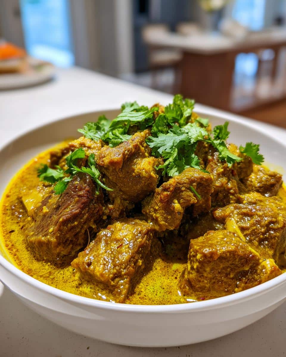 Slow Cooker Beef Coconut Curry - detail 2