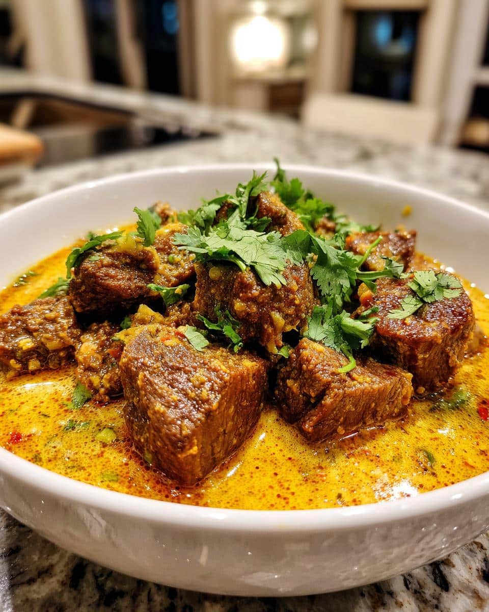 Slow Cooker Beef Coconut Curry - detail 4