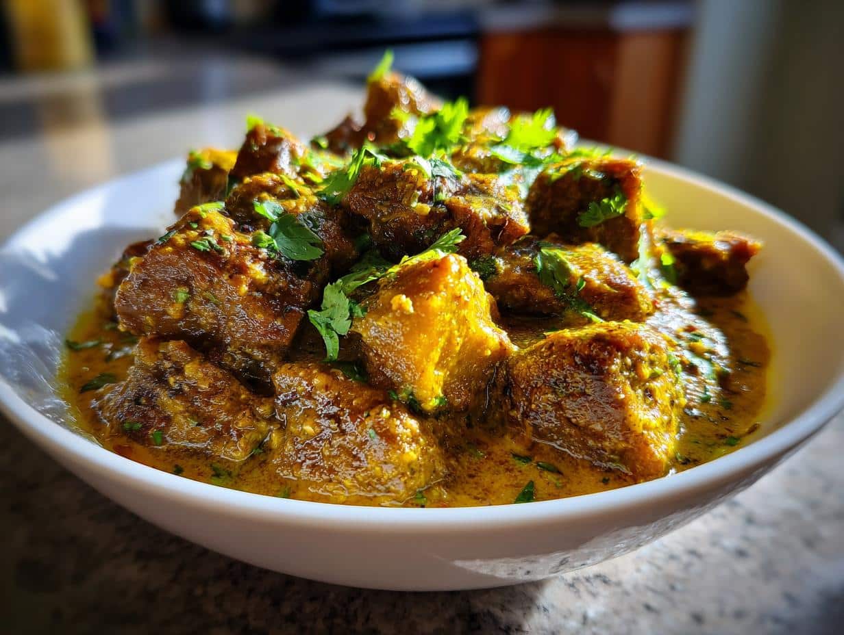 Slow Cooker Beef Coconut Curry – 6 Hours