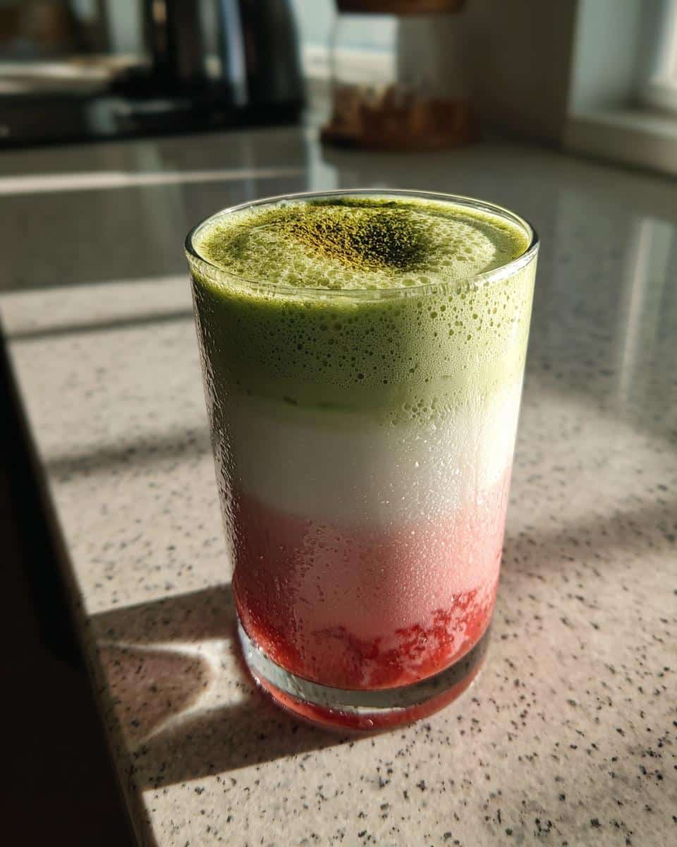 Strawberry Matcha Latte - detail 4