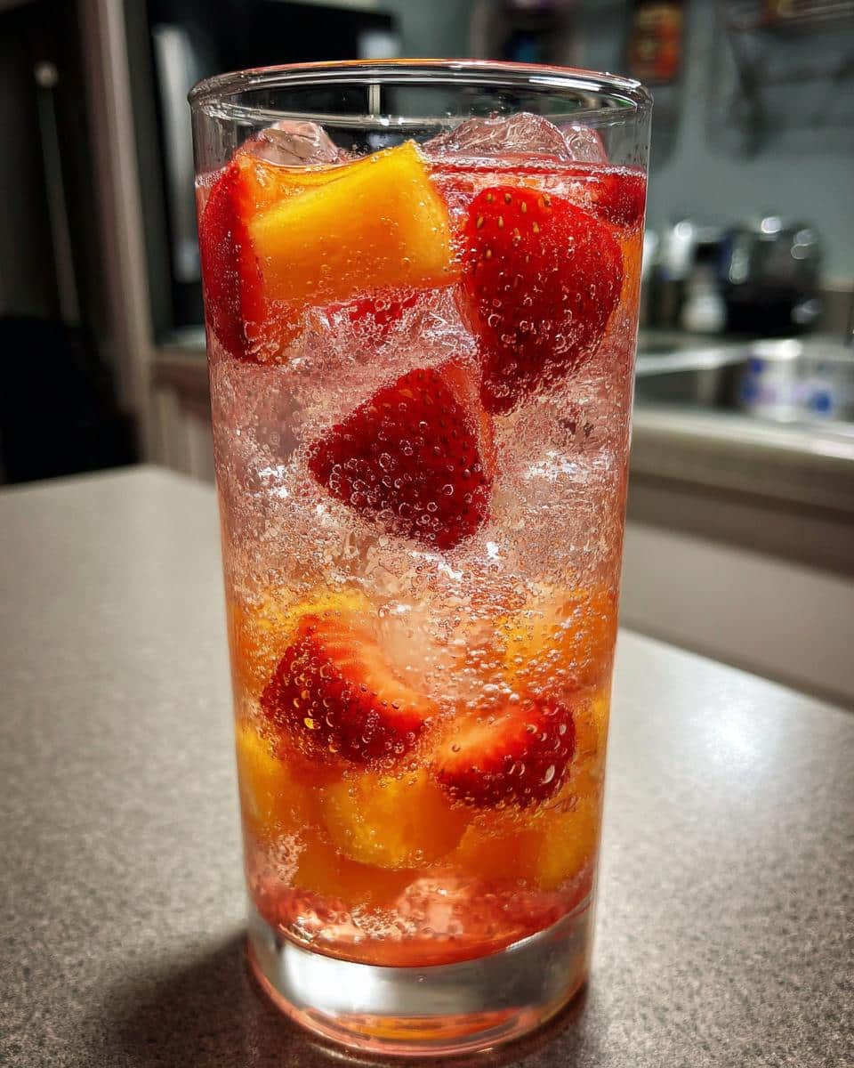Strawberry Peach Soda - detail 1
