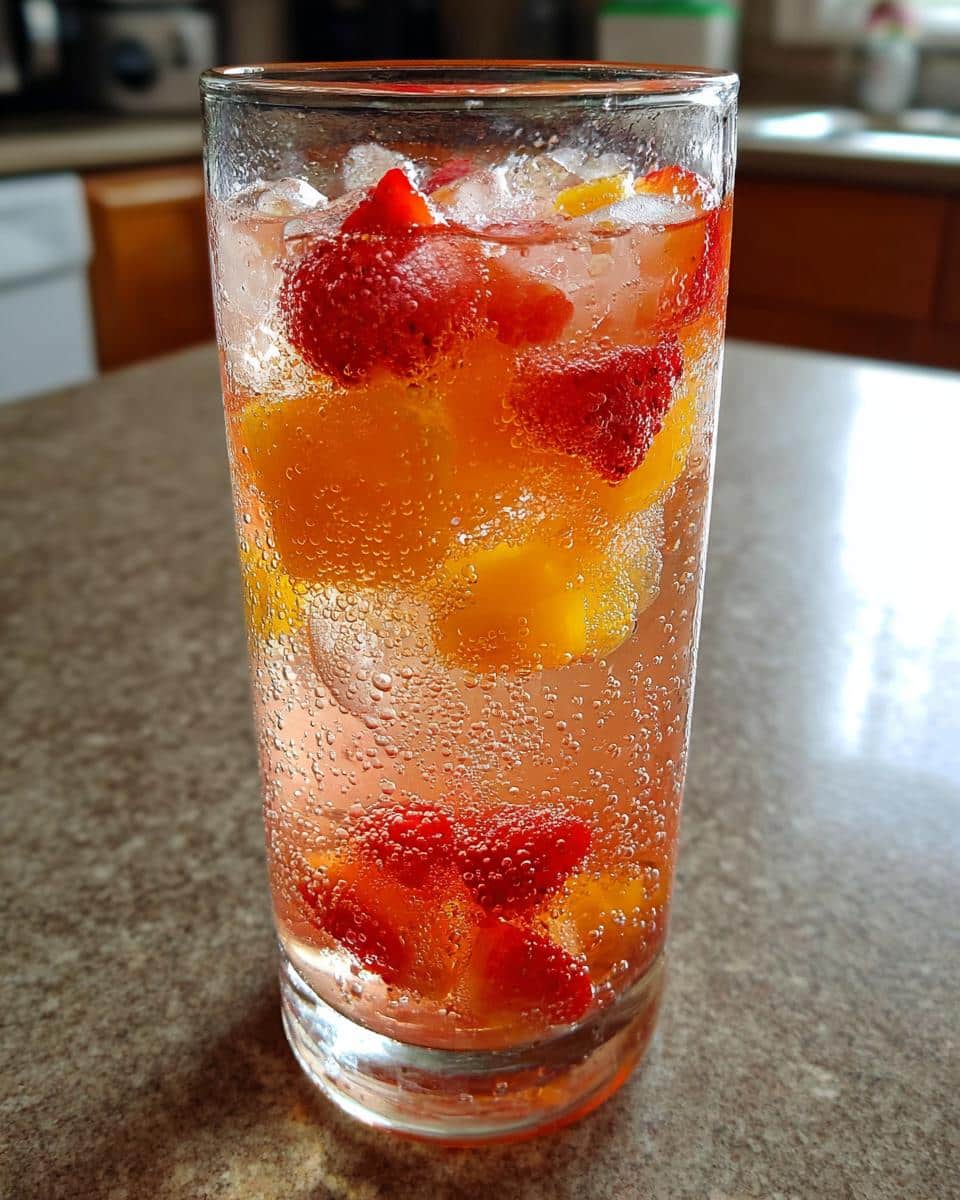 Strawberry Peach Soda - detail 2