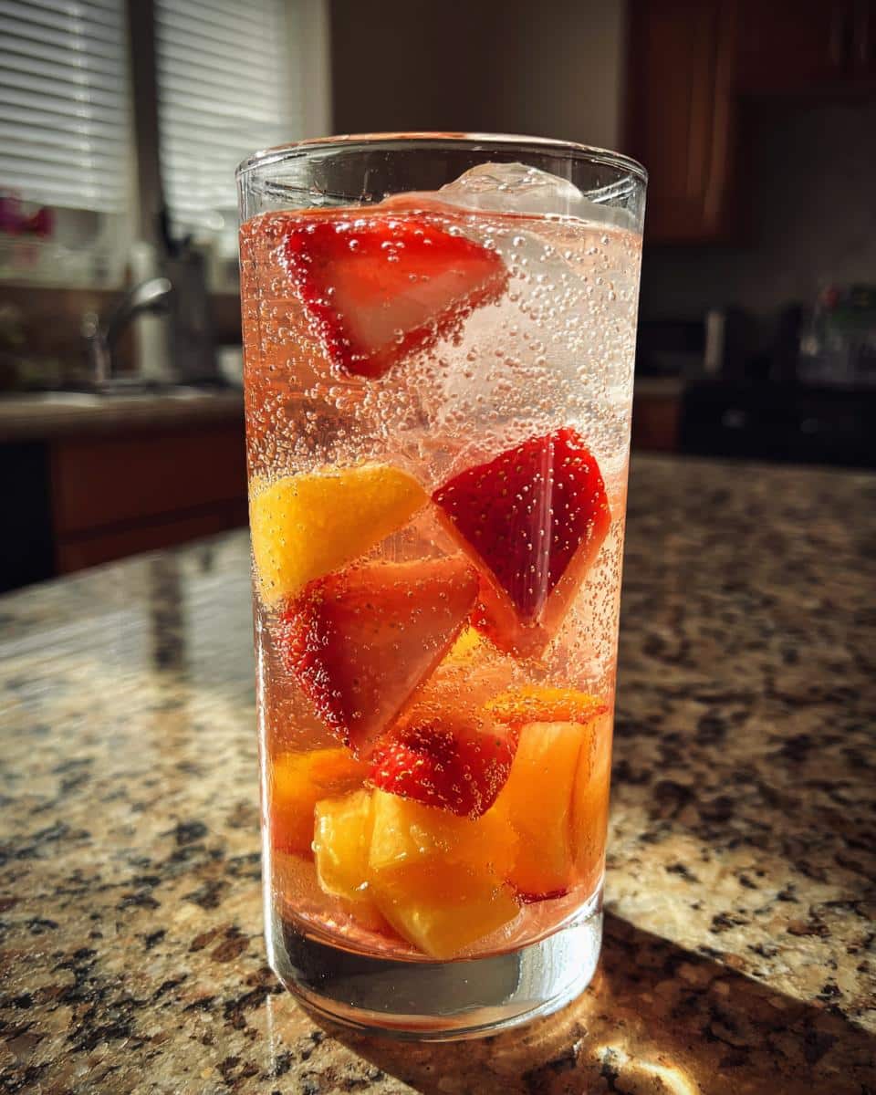 Strawberry Peach Soda - detail 3