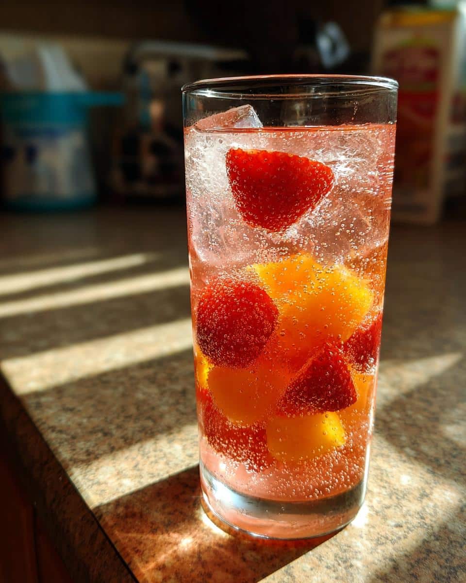 Strawberry Peach Soda - detail 4