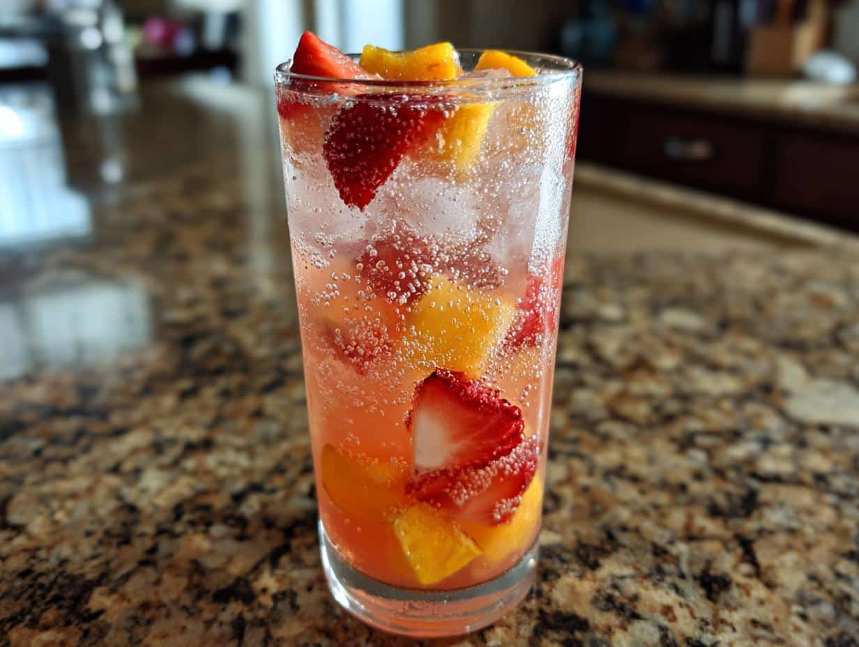 20-Minute Strawberry Peach Soda Recipe – Irresistibly Fresh!