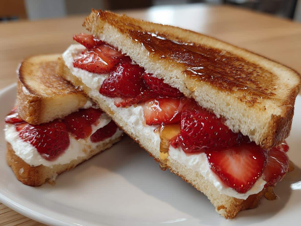 5-Minute Heavenly Strawberry Sandwich You’ll Crave