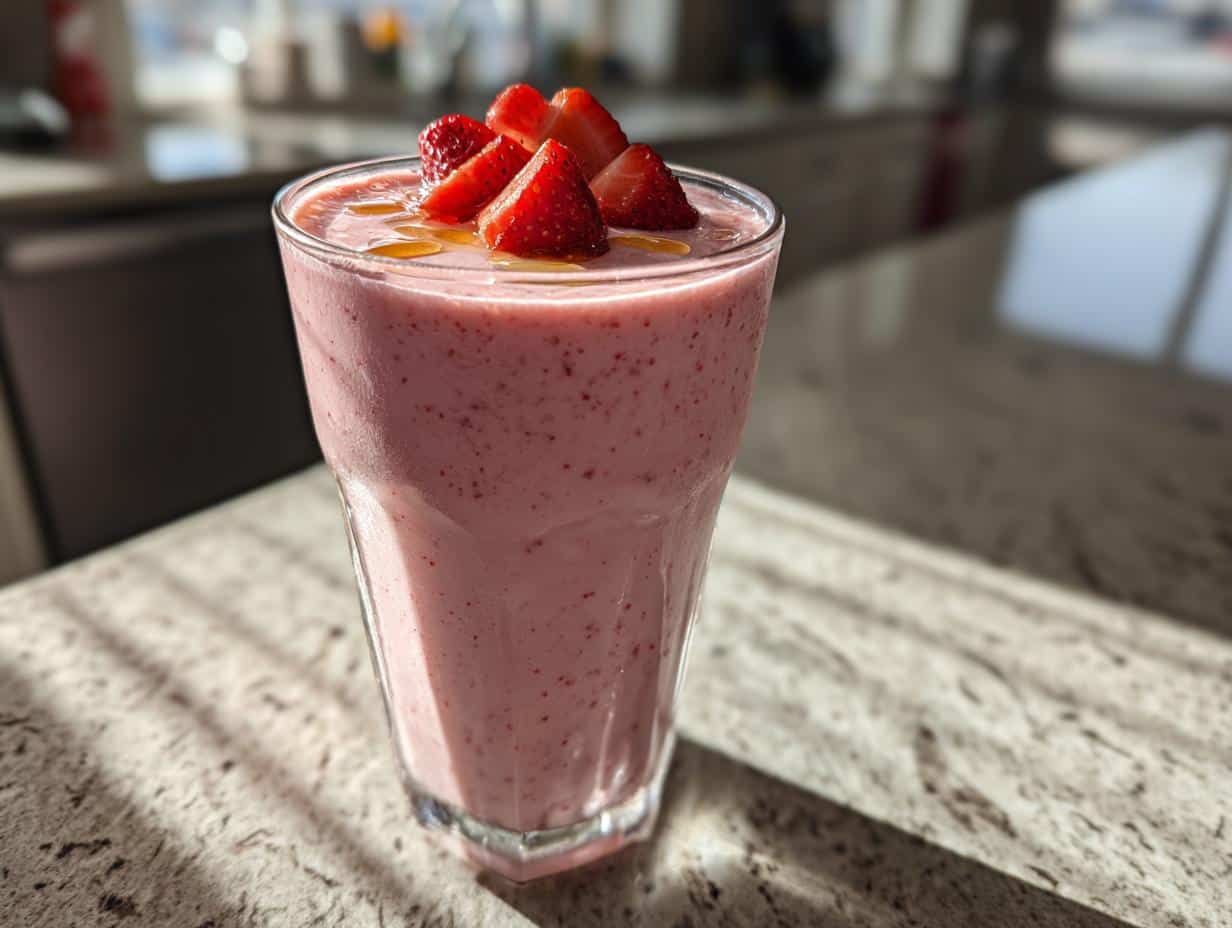 5-Minute Strawberry Yogurt Smoothie: Creamy Bliss Fast