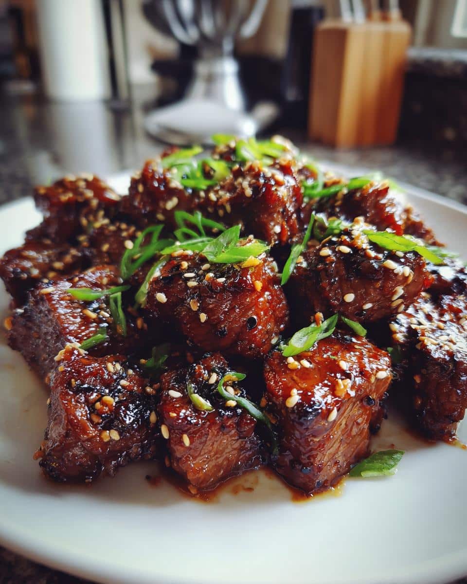 Sweet and Sticky Steak Bites - detail 1