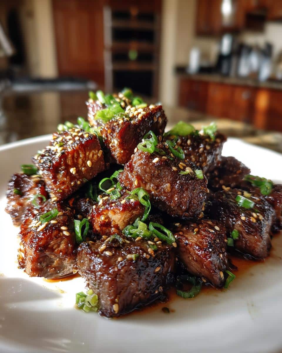 Sweet and Sticky Steak Bites - detail 2