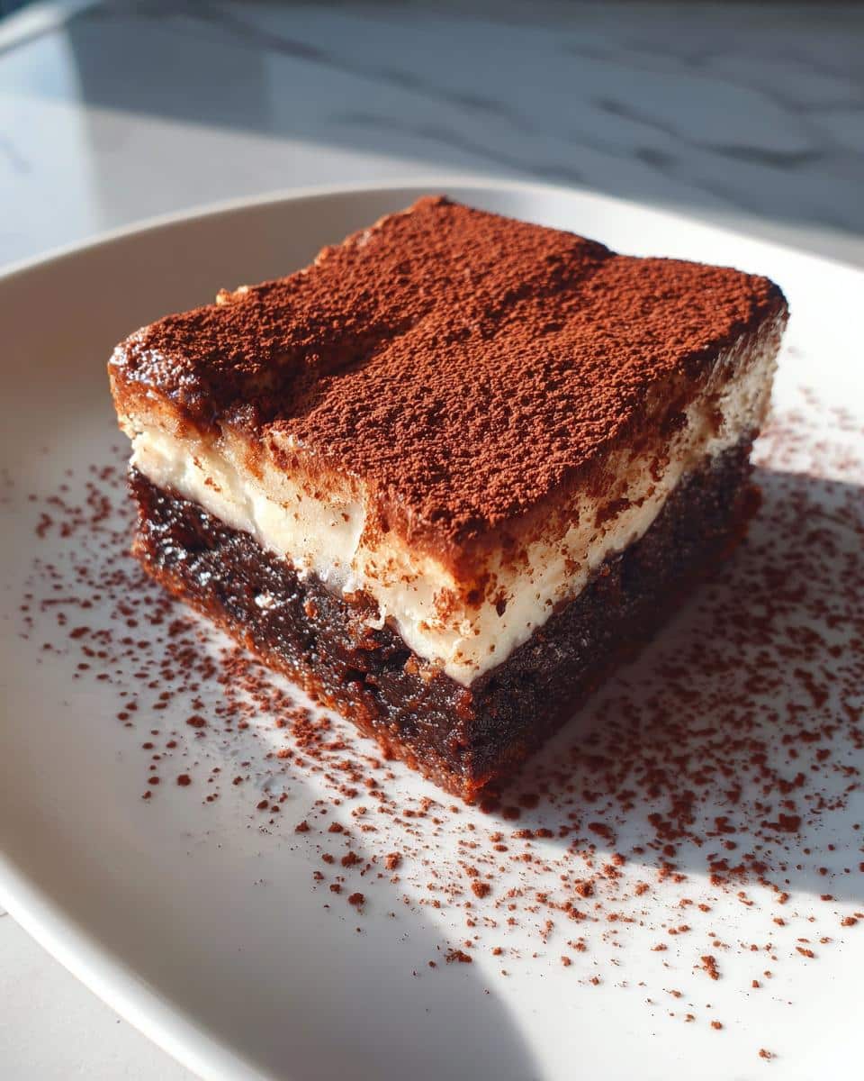 Tiramisu Brownies - detail 2