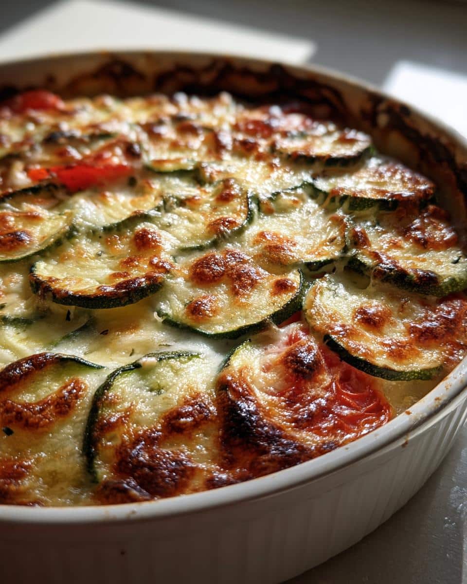 Tomato Zucchini Gratin - detail 2
