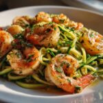 20-Minute Garlic Shrimp with Zucchini Noodles
