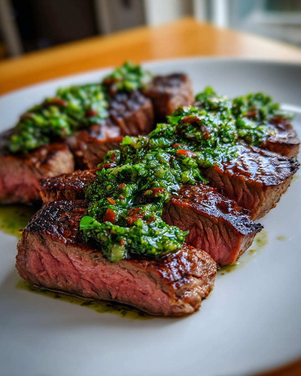 Argentinean Chimichurri Steak - detail 1