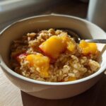 Baked Peach Oatmeal