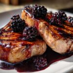 Blackberry Balsamic Pork Chops