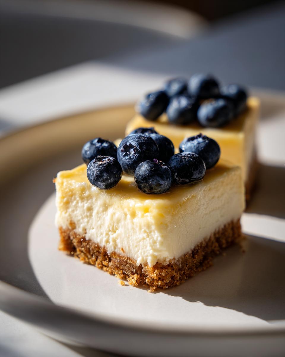 Blueberry Lemon Cheesecake Bars - detail 1