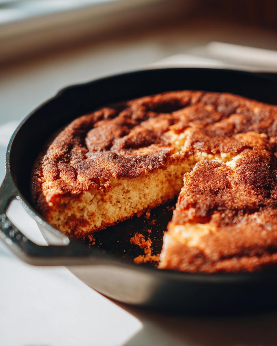 Brown-Butter Snickerdoodle Skillet Cookie - detail 1