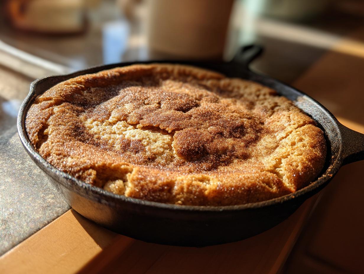 30-Minute Brown Butter Snickerdoodle Skillet