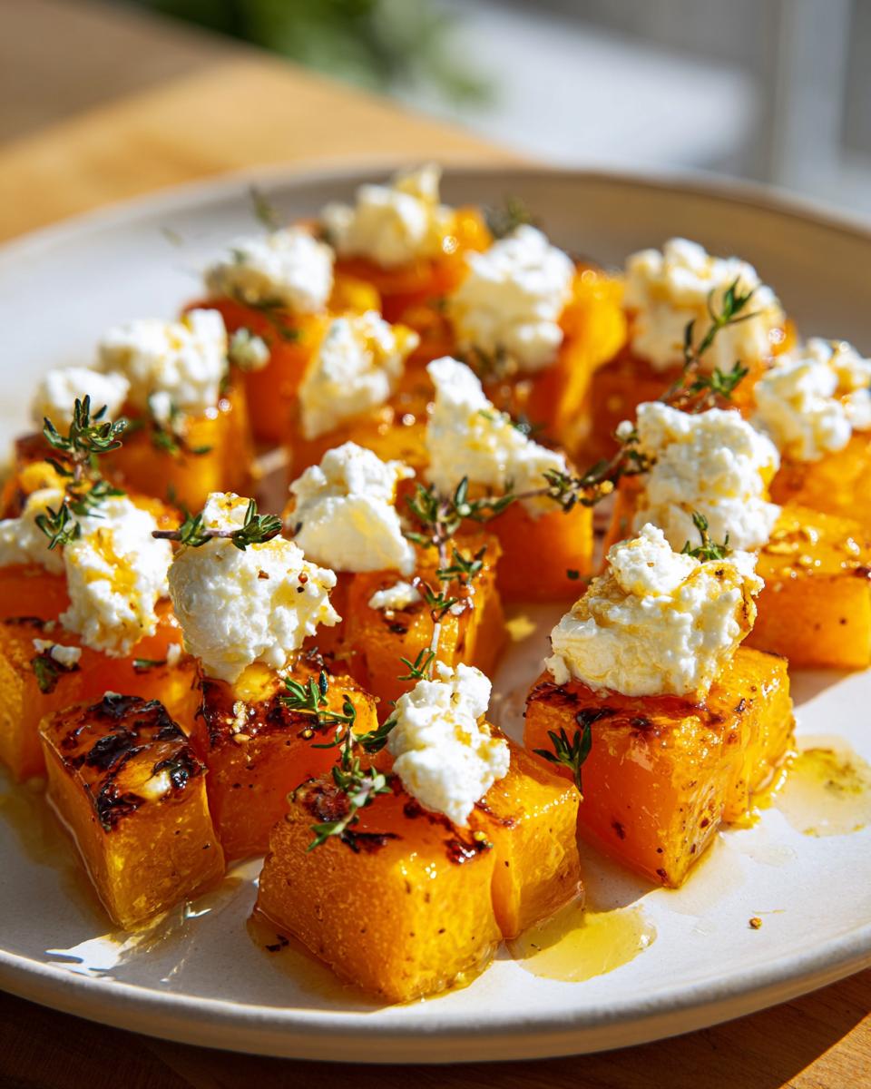 Butternut Squash with Goat Cheese and Honey - detail 1