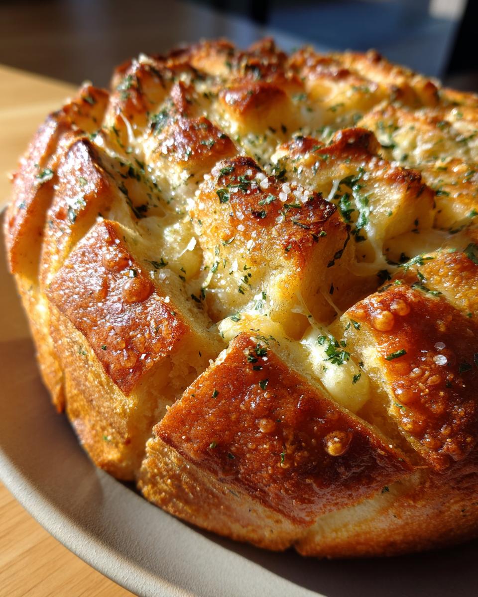 Cheesy Pull-Apart Bread - detail 1