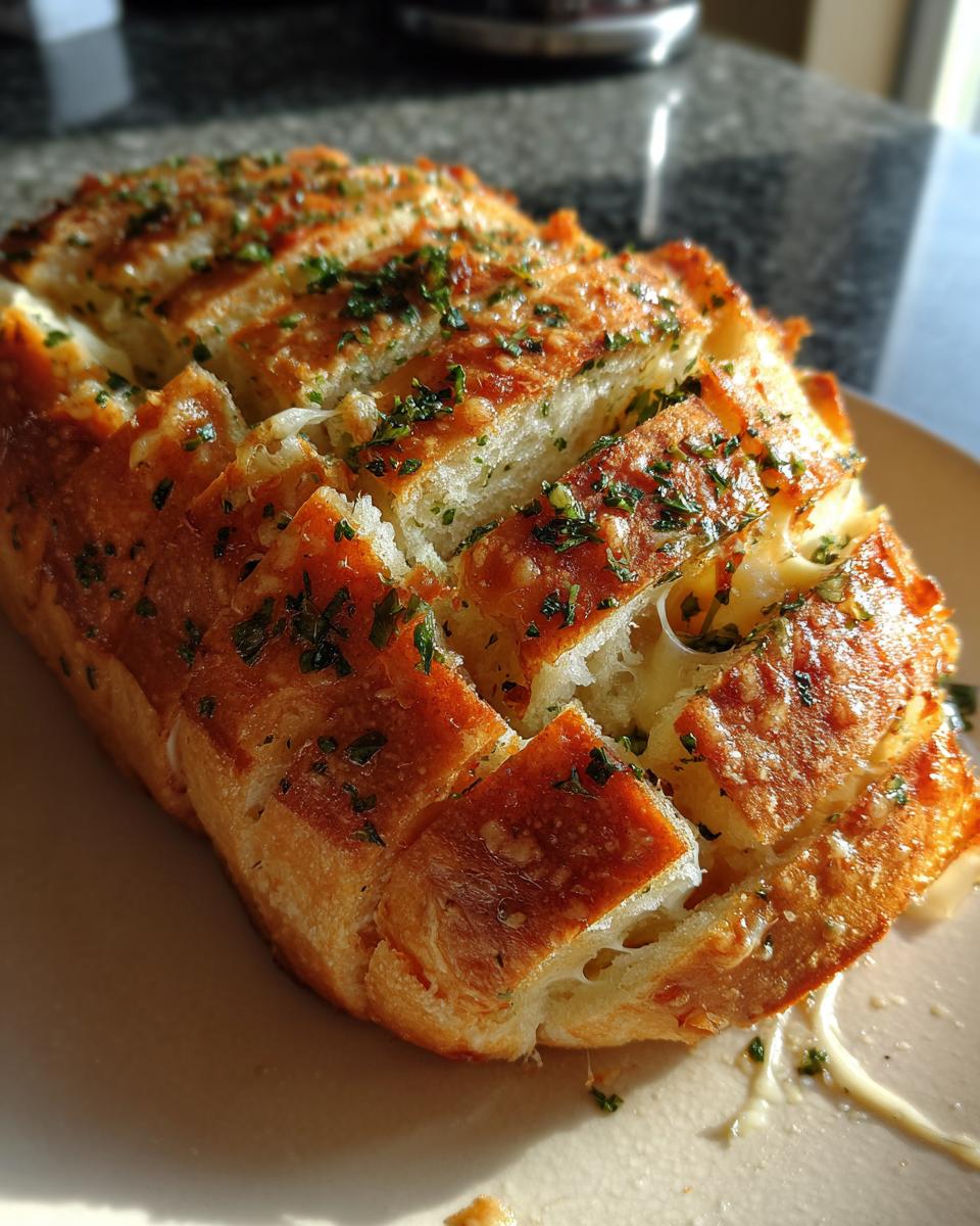 Cheesy Pull-Apart Bread - detail 2