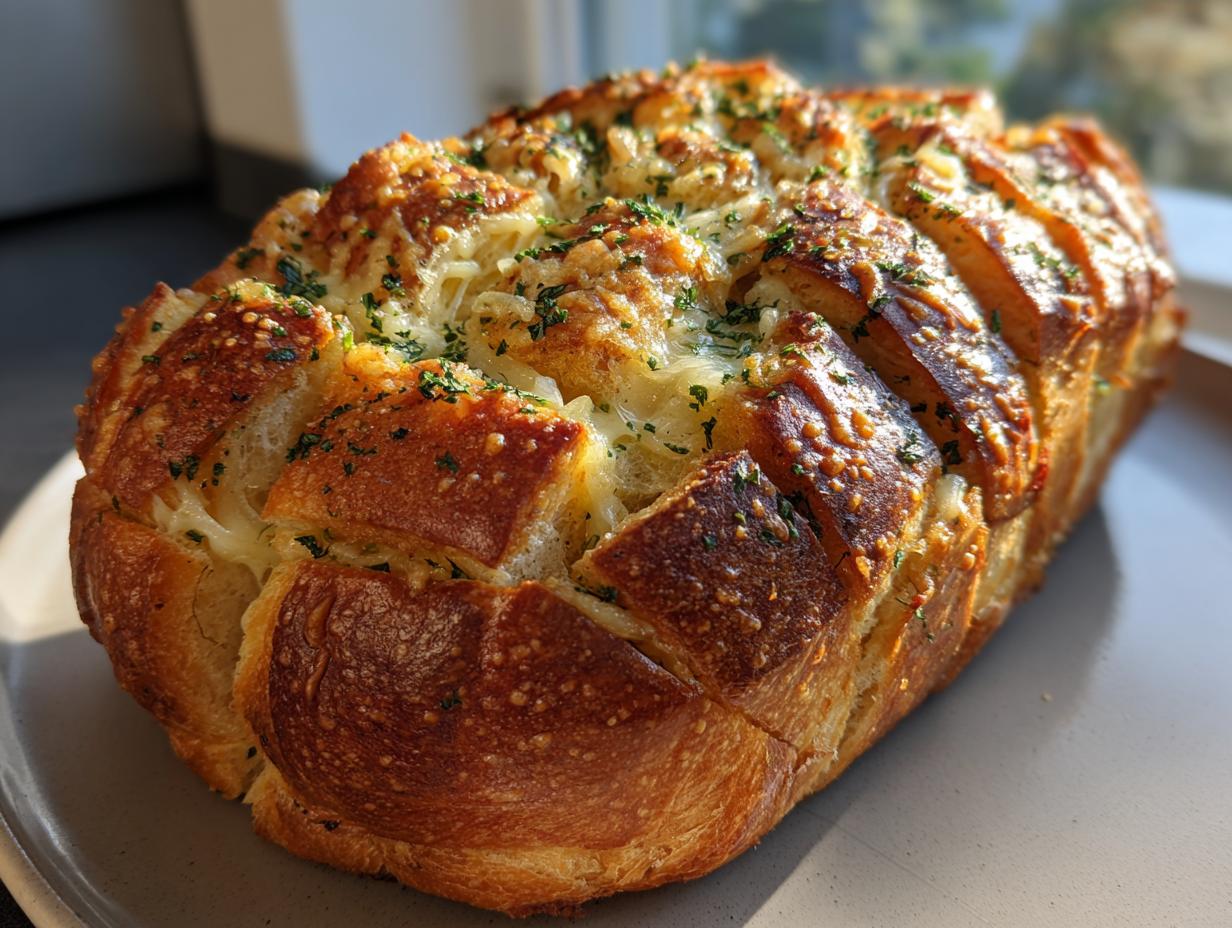 25-Minute Cheesy Pull-Apart Bread Recipe – Delicious!