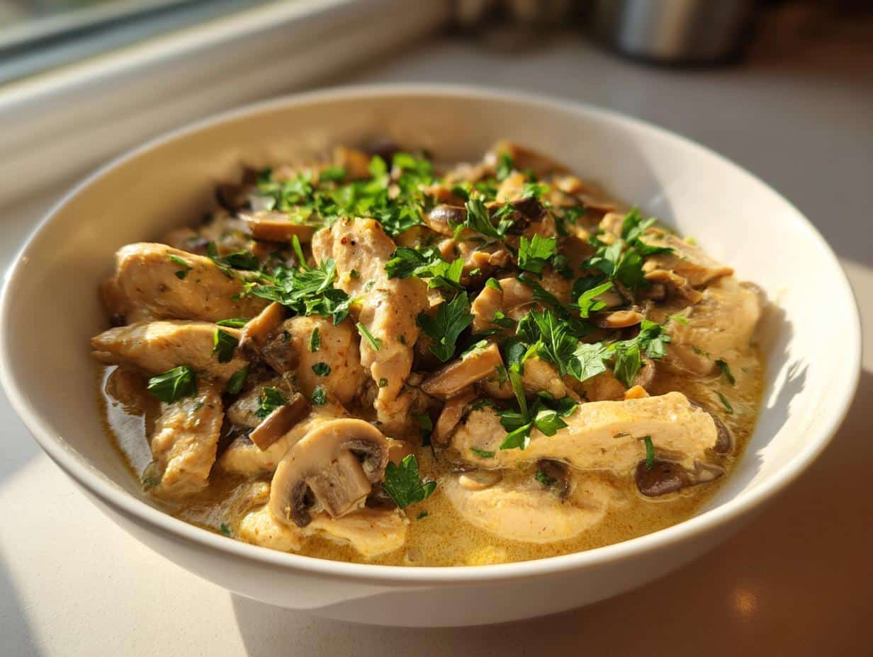 Creamy Chicken Stroganoff Recipe Ready in 30 Minutes