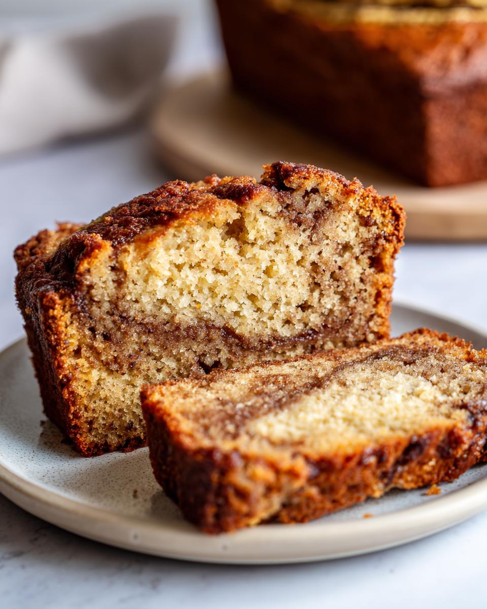 Cinnamon Swirl Banana Bread - detail 2