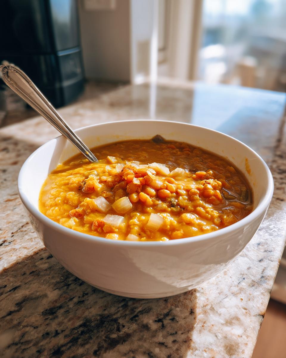Coconut Curry Lentil Soup - detail 2