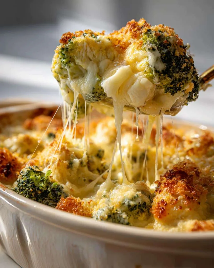 Creamy Broccoli Cheddar Casserole