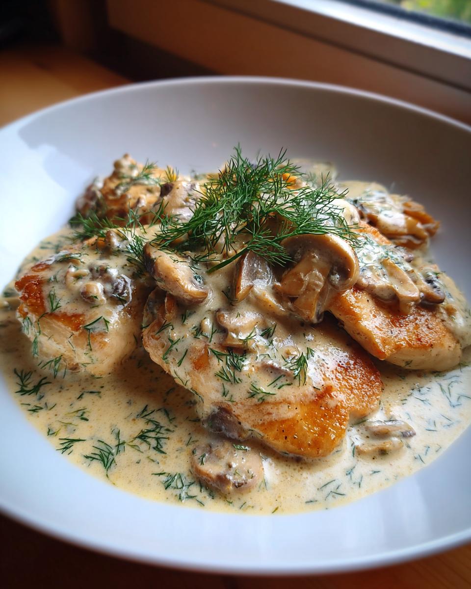 Creamy Dill Chicken and Mushrooms - detail 2