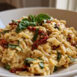 Creamy Orzo with Sun-Dried Tomatoes