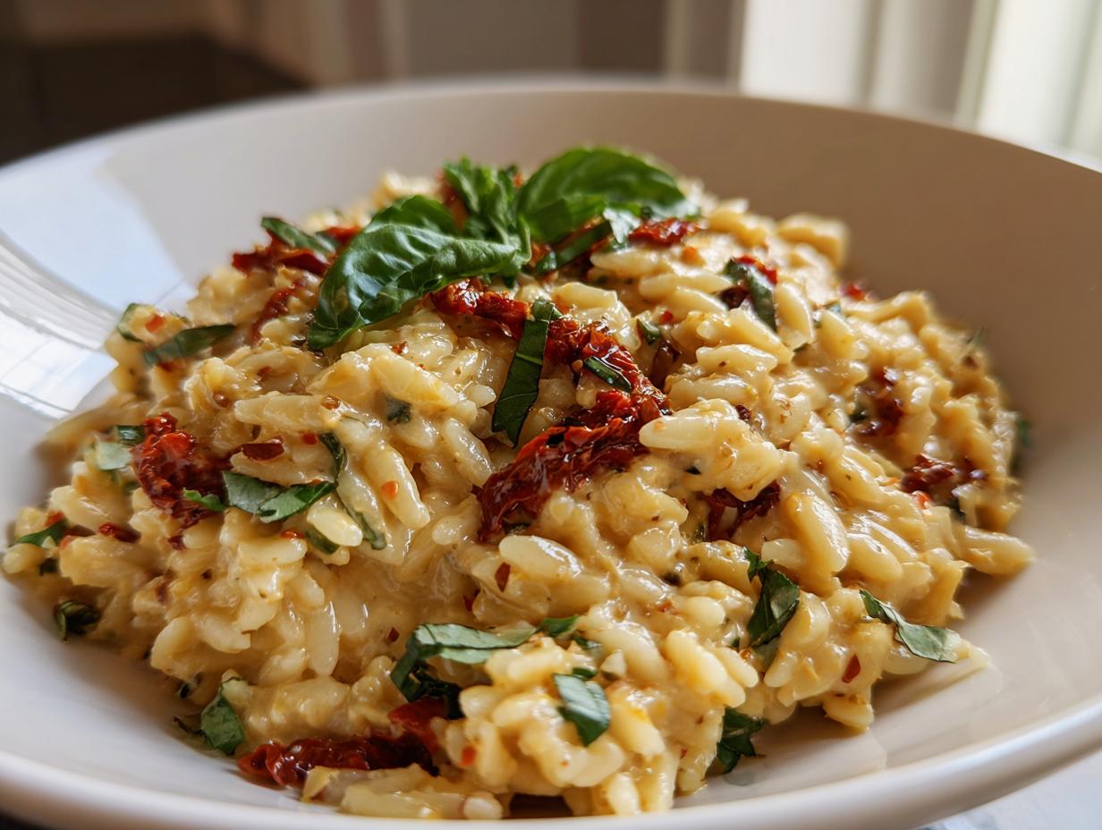 Creamy Orzo with Sun-Dried Tomatoes (20 Min)
