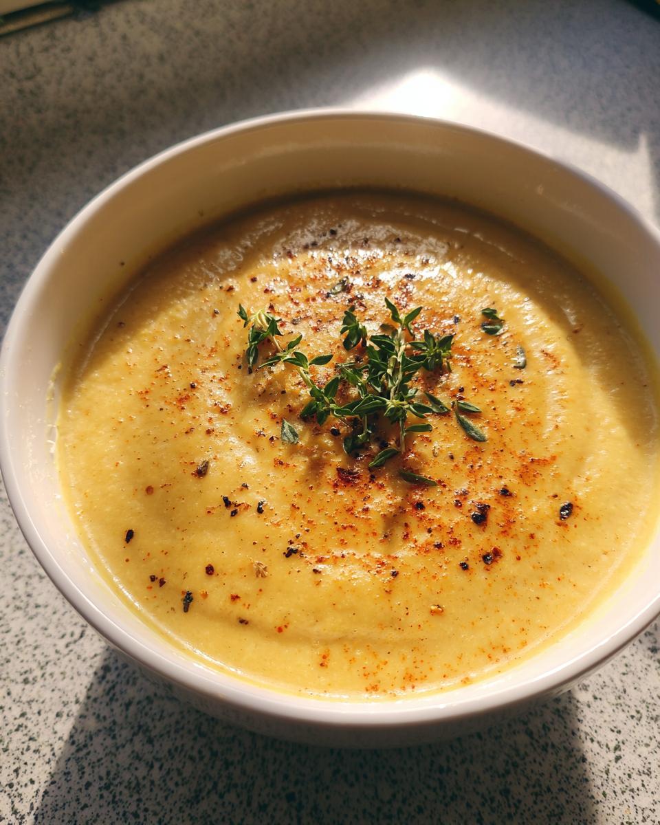 Creamy Roasted Cauliflower Soup - detail 2