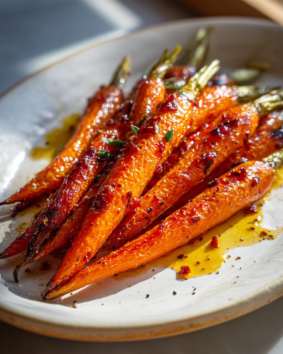 Harissa Roasted Carrots - detail 1