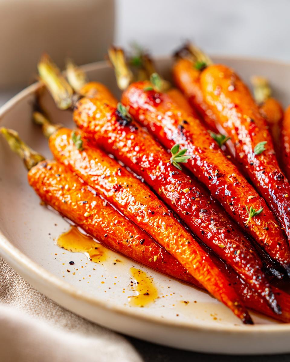 Harissa Roasted Carrots - detail 2